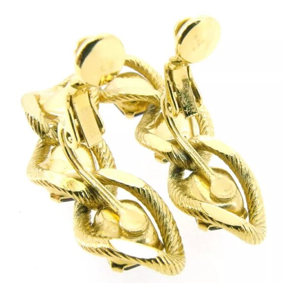 GIVENCHY earrings color stone triple Gold Hardware ?~ Stone Used T19159 - Picture 8 of 8